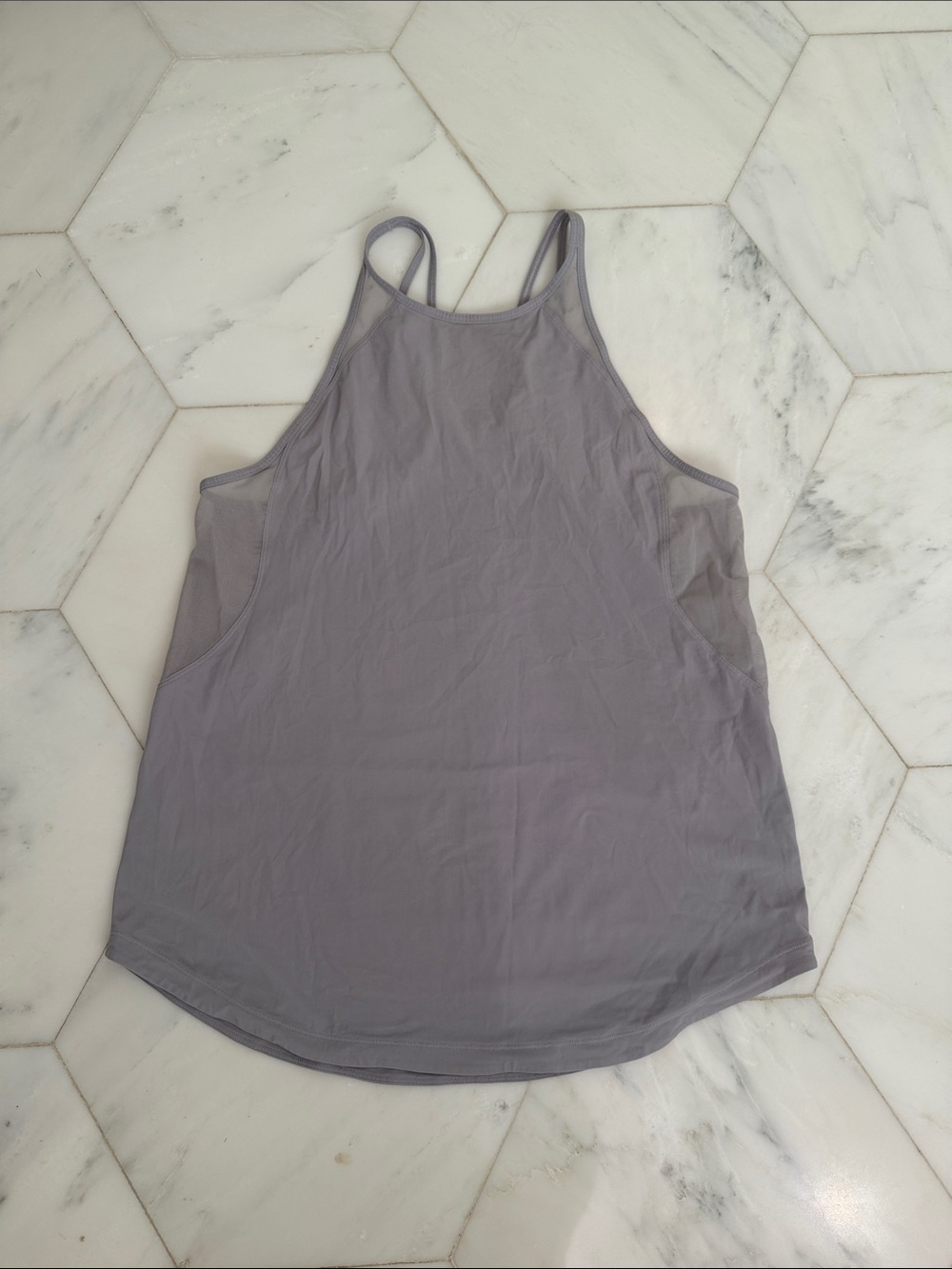 Women’s LuluLemon Lightweight Lavender/Gray Tank Top - Sleek Athletic Style